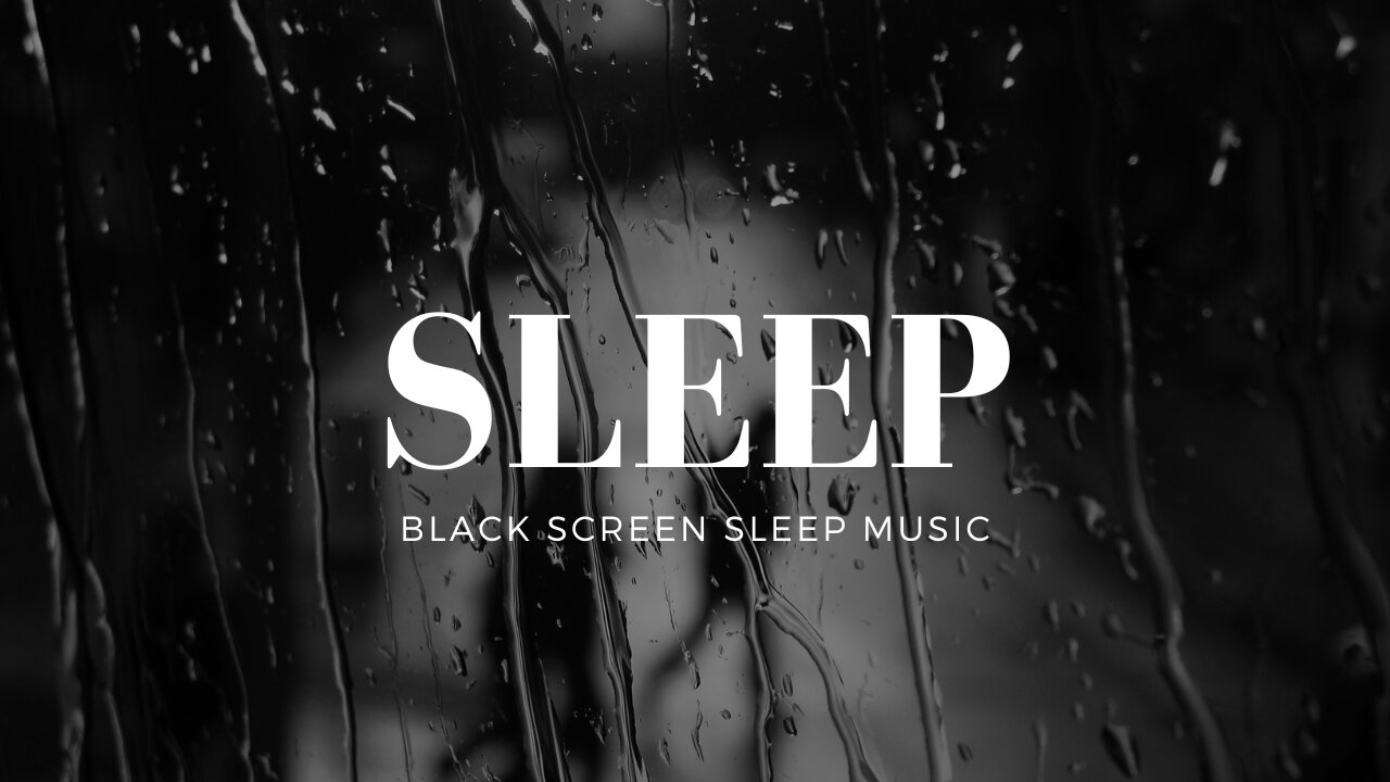 Calming music for meditation | stimulate mind and body for good sleep | 10 Hours | Black Screen***