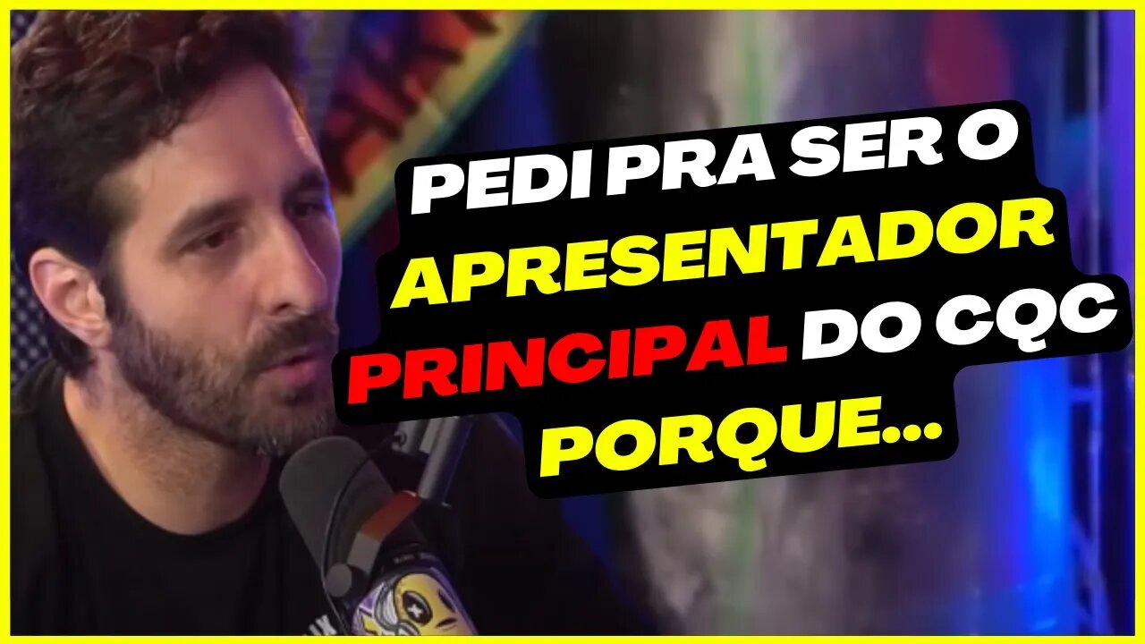 COMO RAFINHA BASTOS FOI CONVIDADO PARA O CQC? | Cortes de Podcast