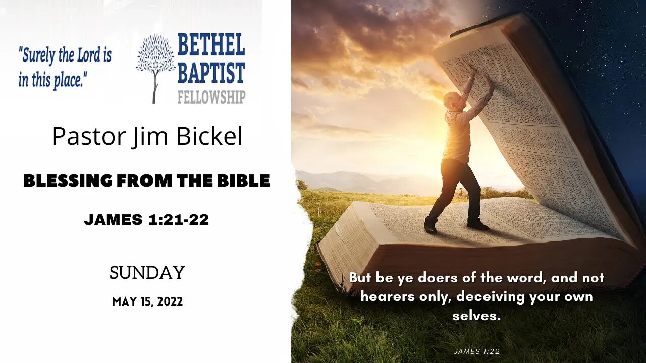 Blessing From The Bible | Pastor Bickel | Bethel Baptist Fellowship [SERMON]