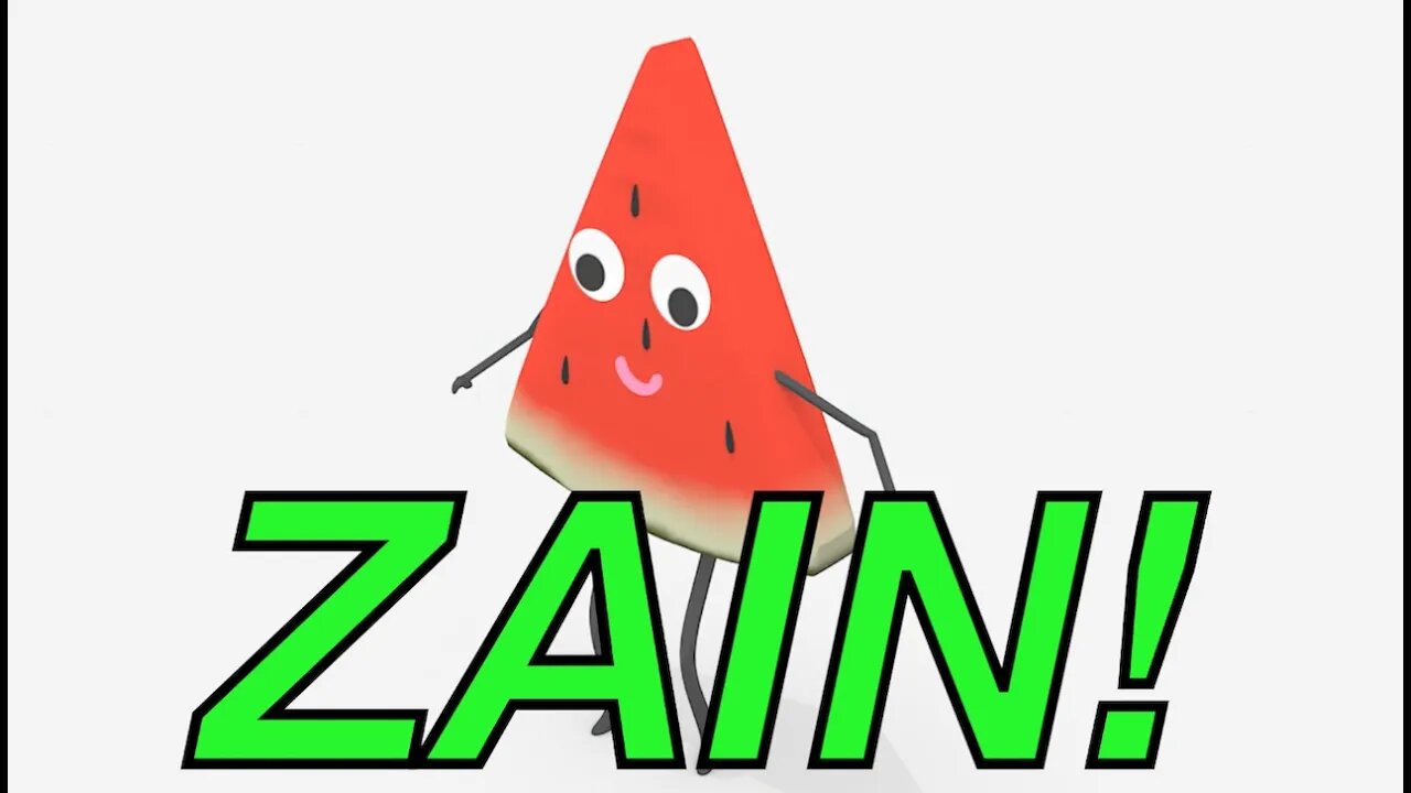 Happy Birthday ZAIN! - WATERMELON Birthday Song