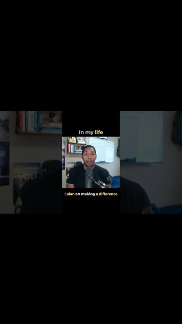 I Plan on Making a DIFFERENCE