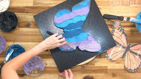 Beautiful butterfly cake