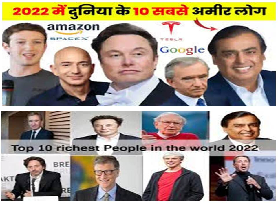 Top Ten Richest Person in the World 2022