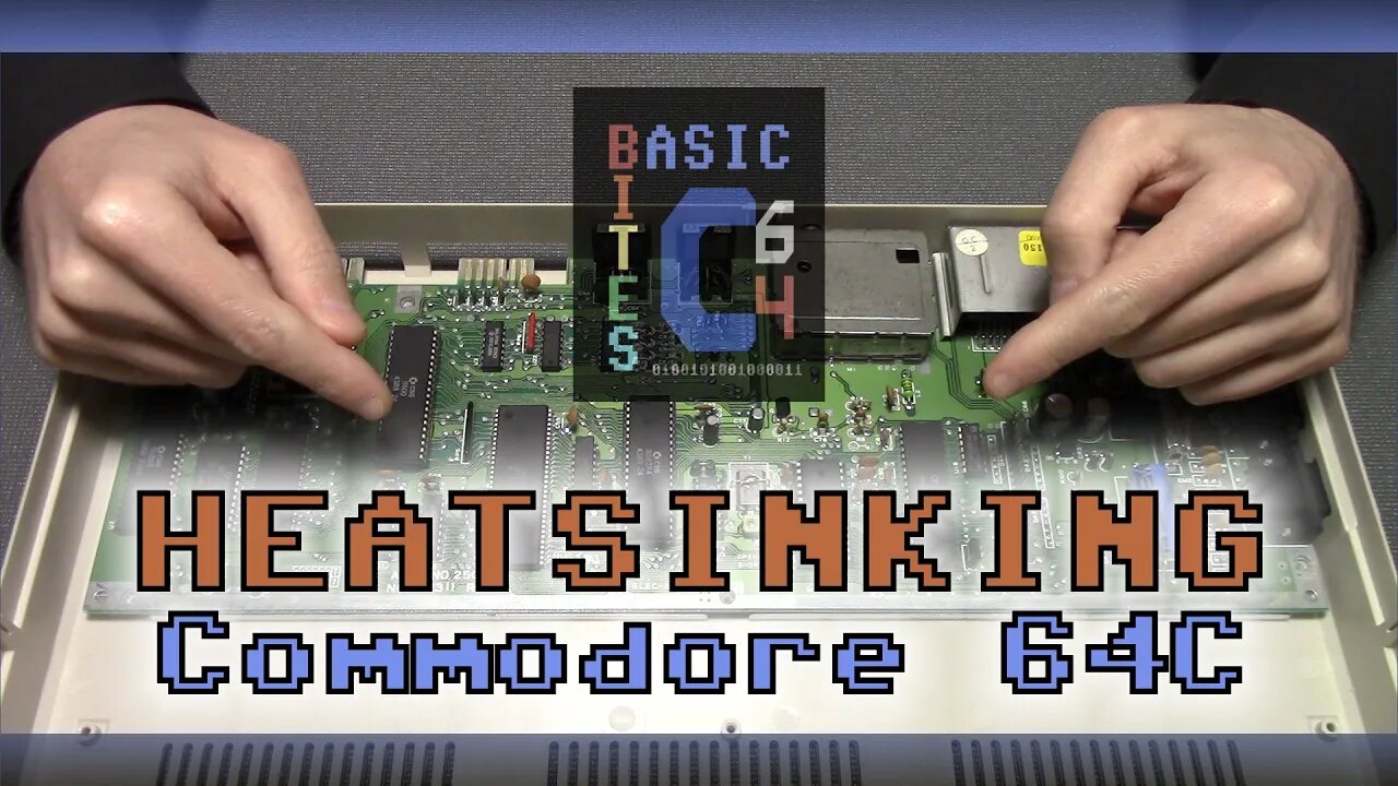 How To HEATSINK a Commodore 64C ("Short Board")