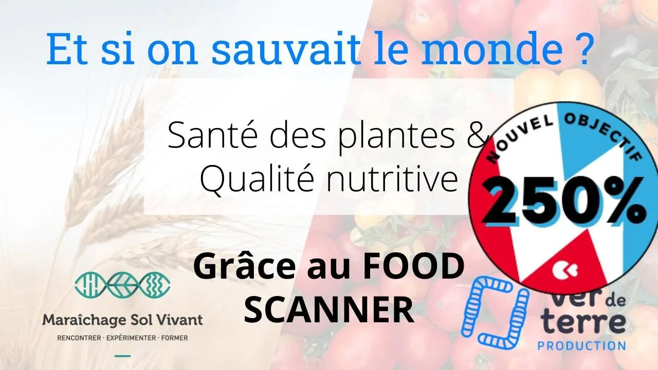 FOOD SCANNER - SOUTENEZ-NOUS DANS LA CAMPAGNE DE MESURE DE QUALITE NUTRITIVE 🍅 🌿 🚜