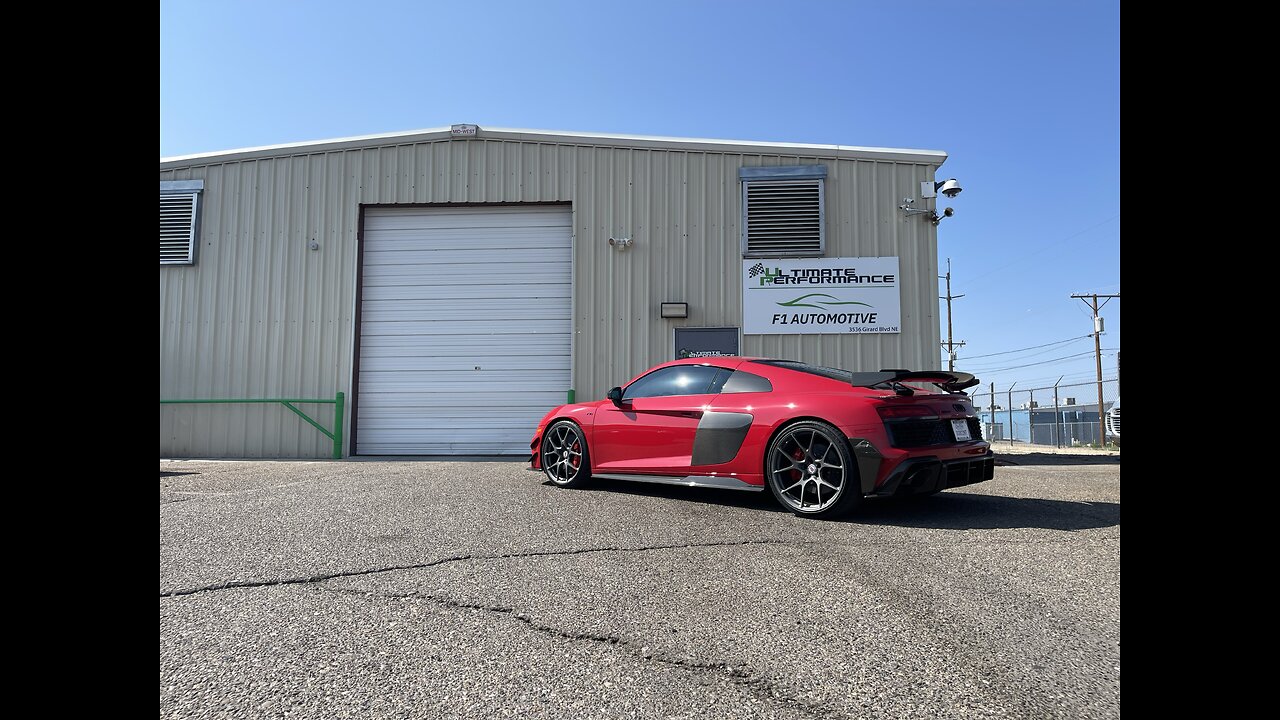 2023 Audi R8 GT rear wing removal.