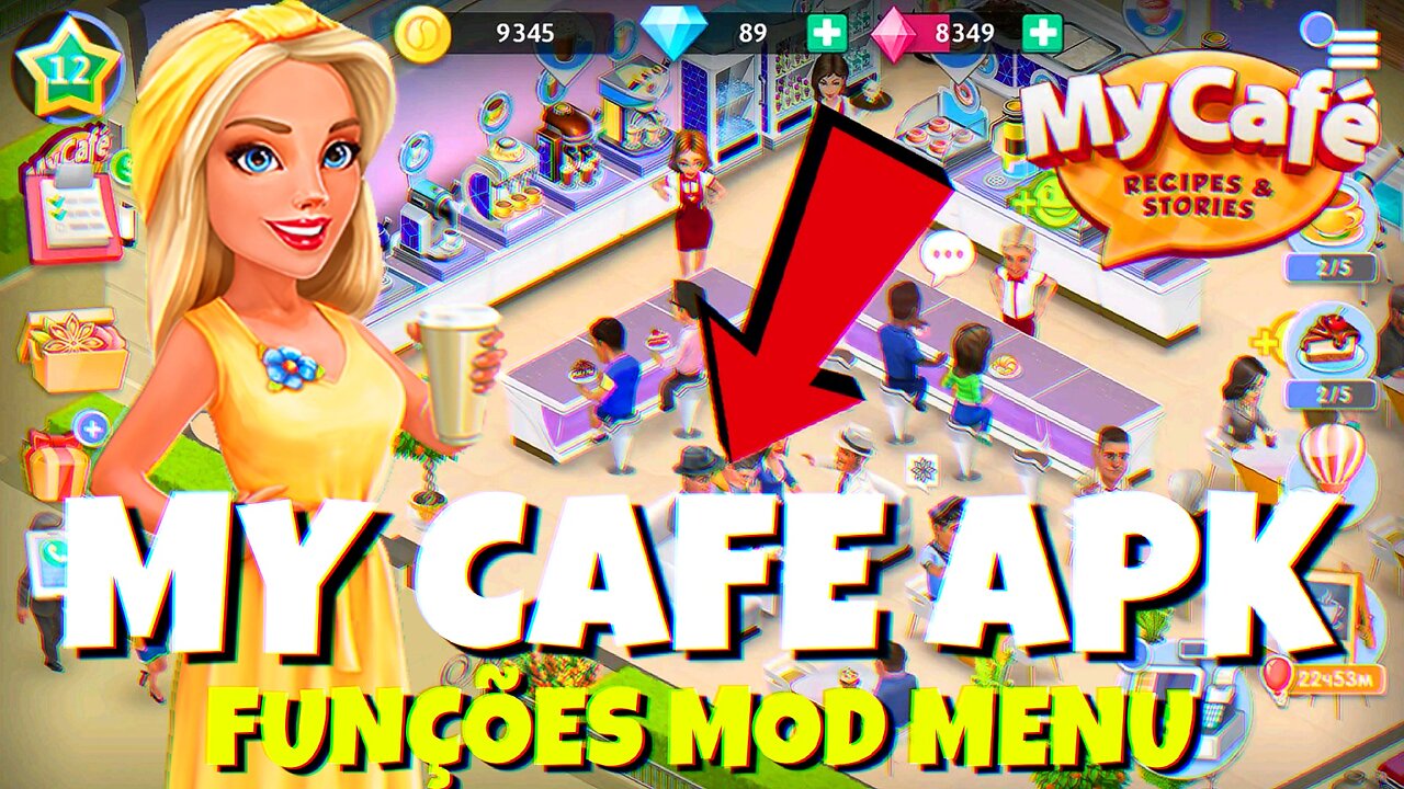 MY CAFE APK (MOD MENU)!