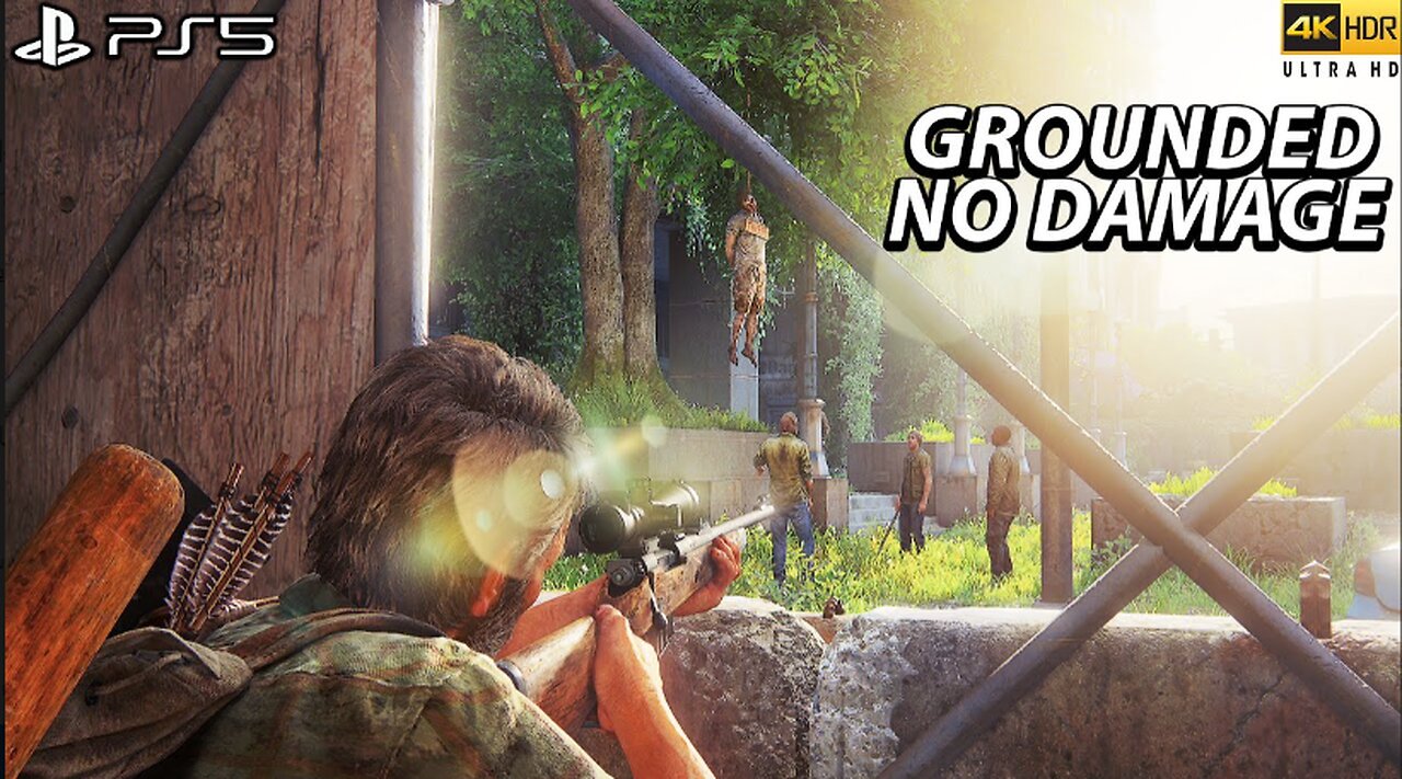 The Last of Us Part 1 PS5 Brutal & Aggressive Gameplay - SNIPER MISSION ( GROUNDED / NO DAMAGE )