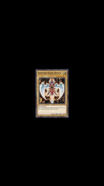 Yu Gi Oh! Dunames Dark Witch