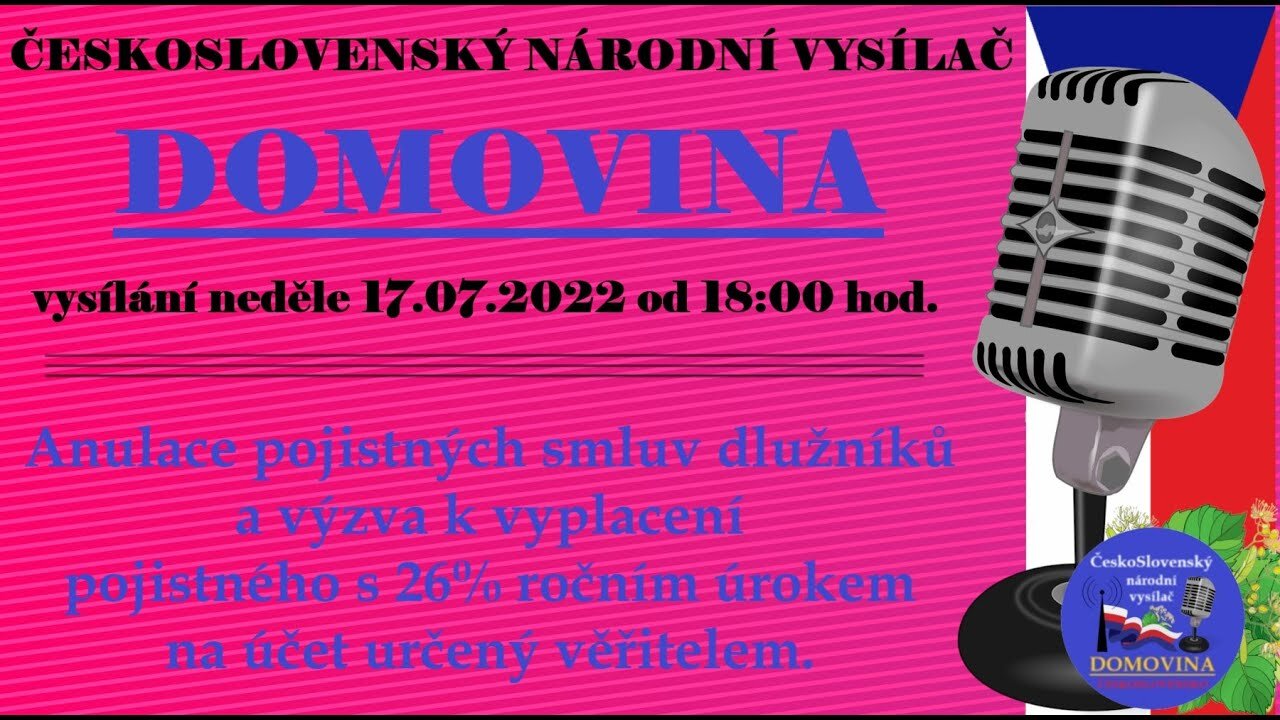 Anulace pojistných smluv dlužníků a výzva k vyplacení pojistného | vysílání 17.07.2022