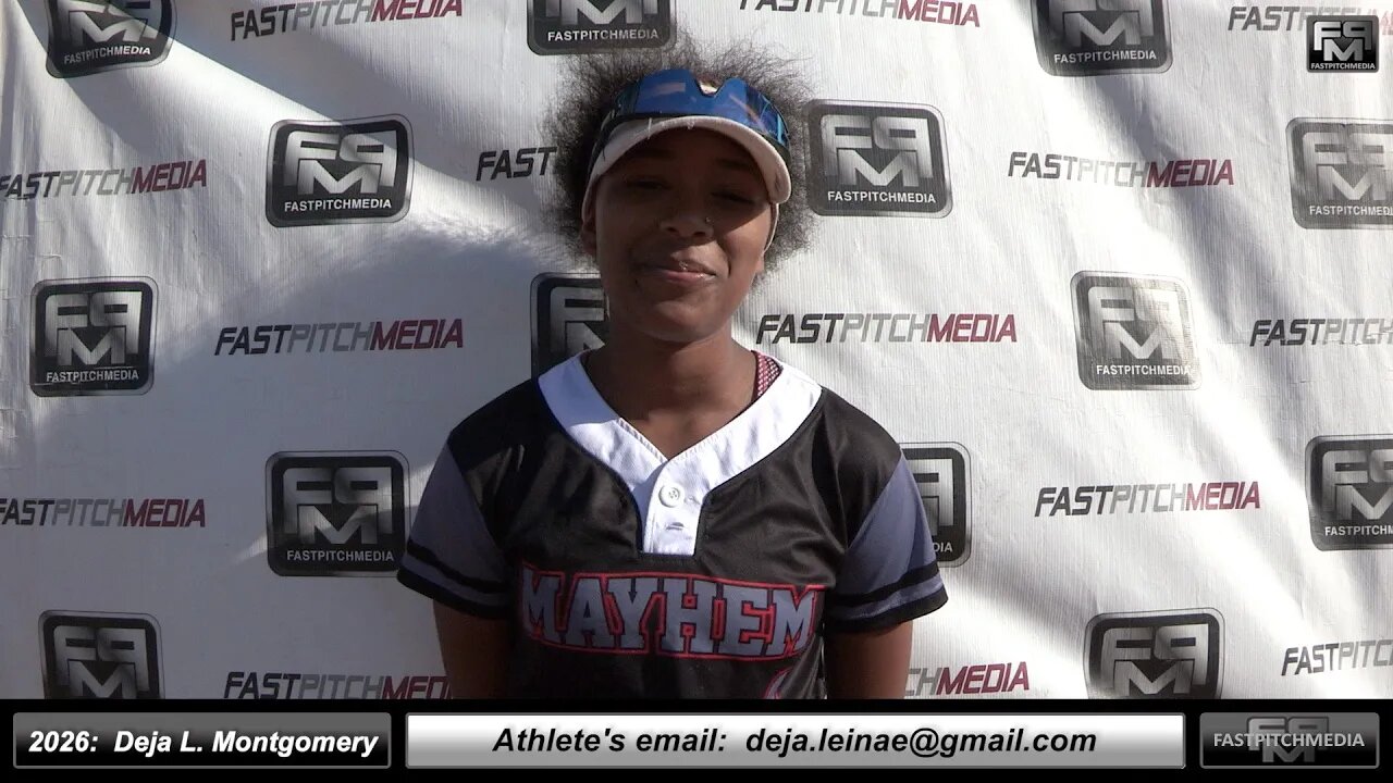 2026 Deja Montgomery 4.0 GPA Athletic Shortstop & Slapper Softball Recruiting Skills Video