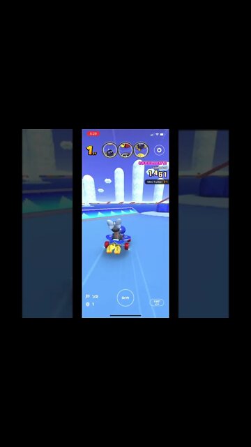 Mario Kart Tour - Penguin Wingtip Gameplay (Frost Pipe 1 High-End Glider)