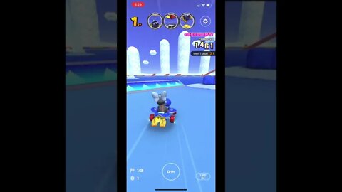 Mario Kart Tour - Penguin Wingtip Gameplay (Frost Pipe 1 High-End Glider)