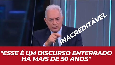 Apresentador fica perplexo com ataque de Lula chamando os empresários de "vagabundos".