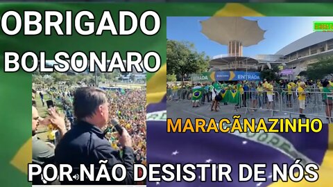 MARACANÃZINHO AGORA LANÇAMENTO DA CANDIDATURA DE BOLSONARO PL.