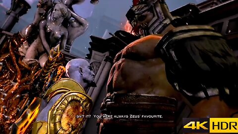 Kratos Vs Hercules Fight Scene - God of War 3