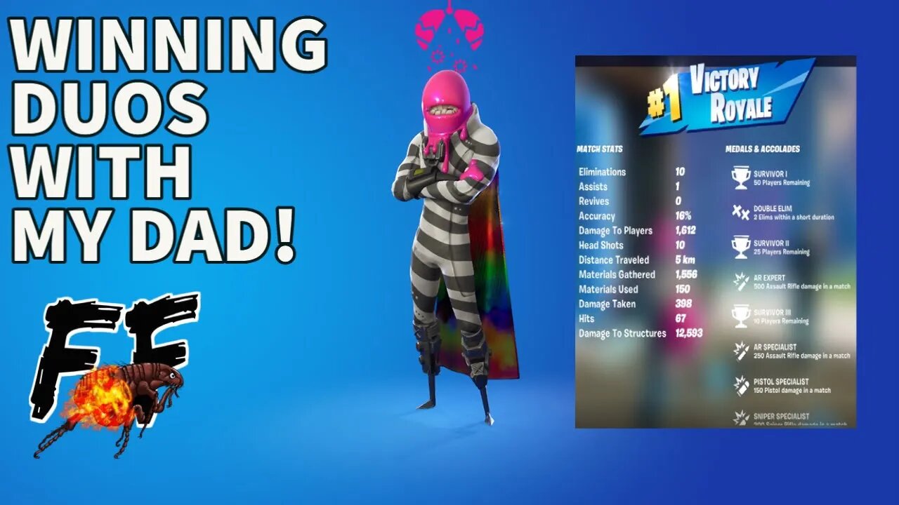 Winning duos with my Dad (Fortnite Season 5)