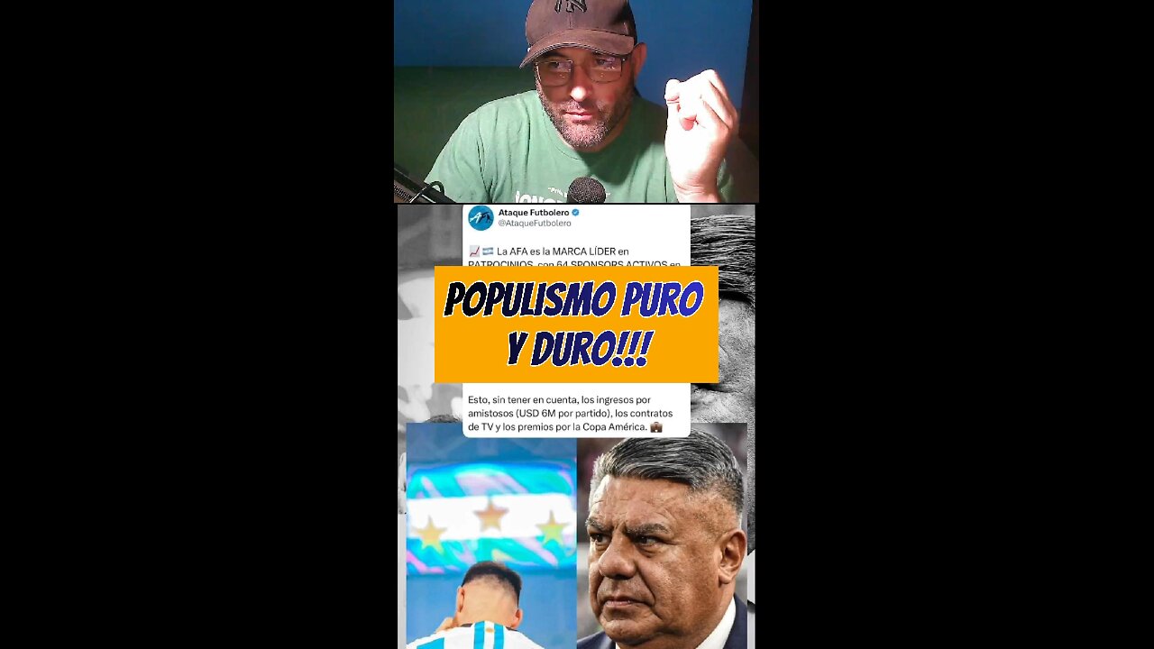 Chiqui Tapia Populismo puro y duro!