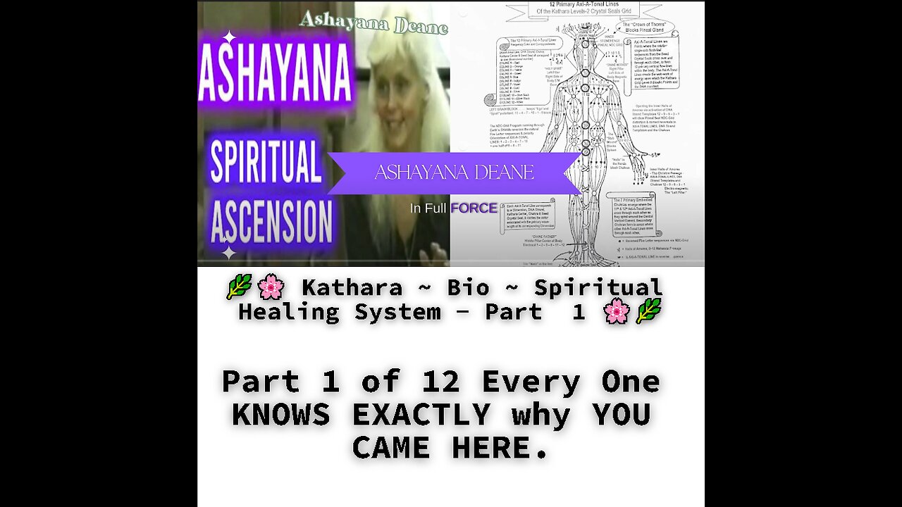 Kathara Bio Spiritual Healing System Part 1 of 12 Every One KNOWS EXACTLY why YOU CAME HERE.