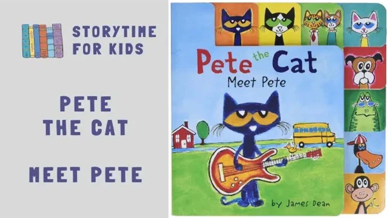 @Storytime for Kids | Pete the Cat | Meet Pete by James Dean