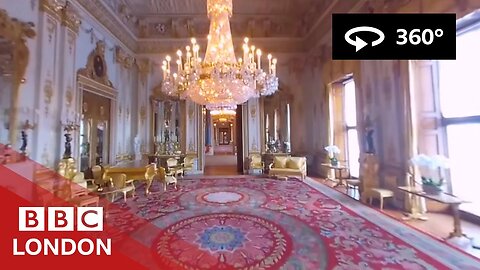 360° Video: Buckingham Palace Tour - BBC London |Real news