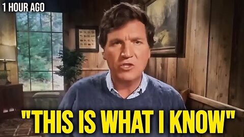 Tucker Carlson~ 'im EXPOSING the whole thing_ even if it gets me k'lled'