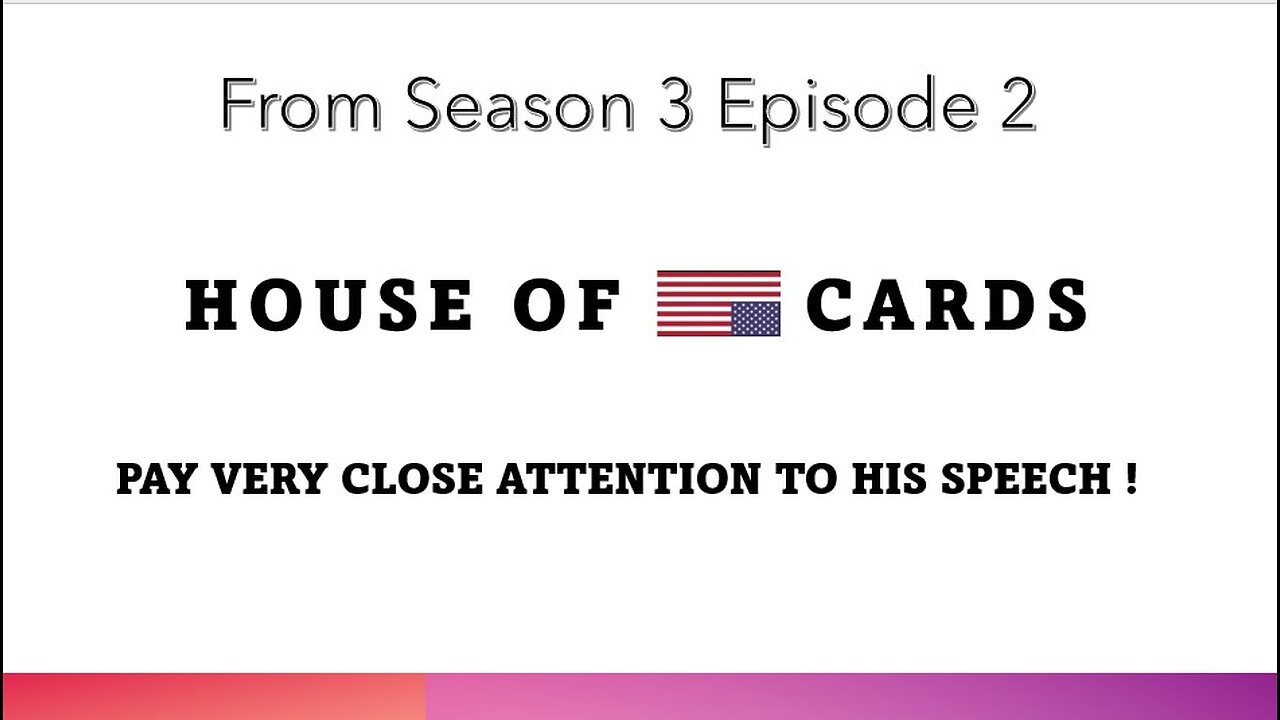 Getting Red Pilled by Hollywood's "House of Cards"