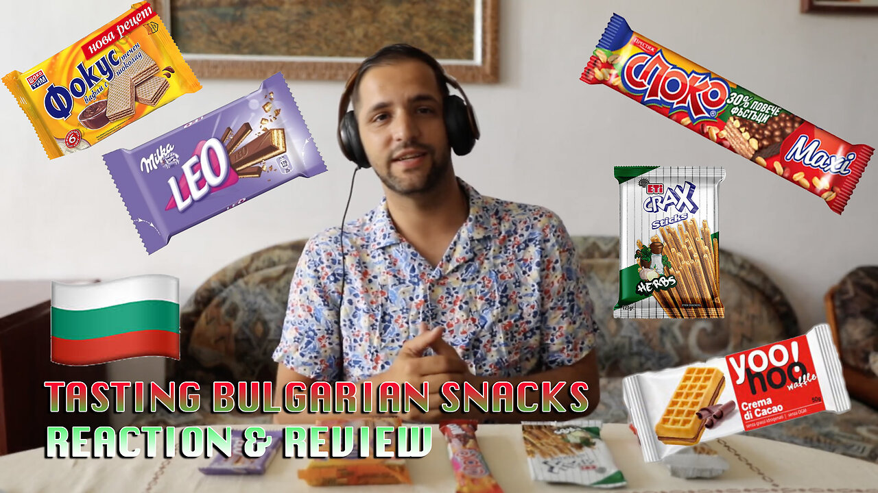 Tasting Bulgarian SNACKS! | Reaction & Review | Redo Reactions