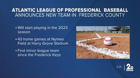 Professional baseball returns to Frederick in 2023