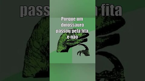 Porque um dino passou pela fita e não pegou ela?? - Ark