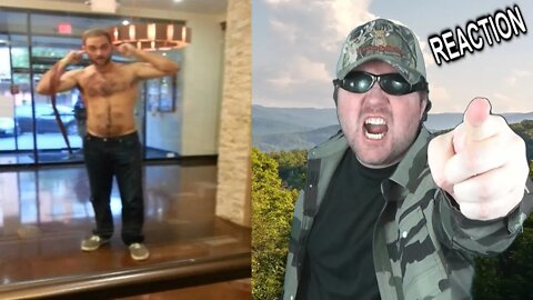 Guy Freaks Out In Apartment Lobby REACTION!!! (BBT)