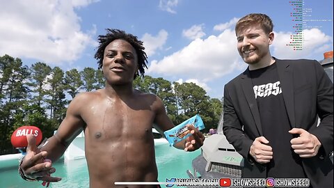 🔴IShowSpeed Live $100,000 WIPEOUT with MrBeast and KSI