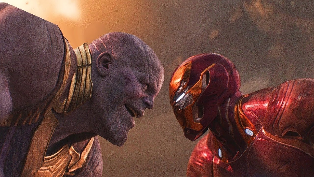 THANOS VS IRON MAN // fight scene INFINITY WAR // 720p