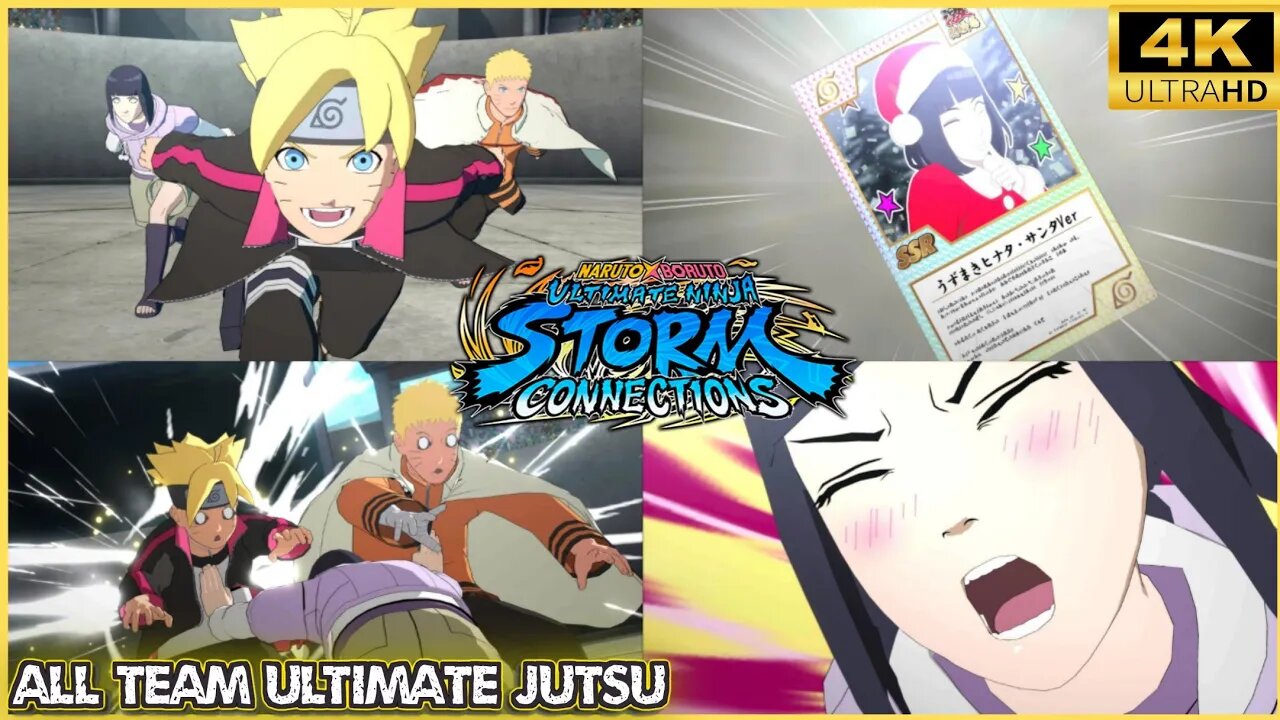 ALL Team Ultimate Jutsu | Naruto x Boruto: Ultimate Ninja Storm Connections | 4K