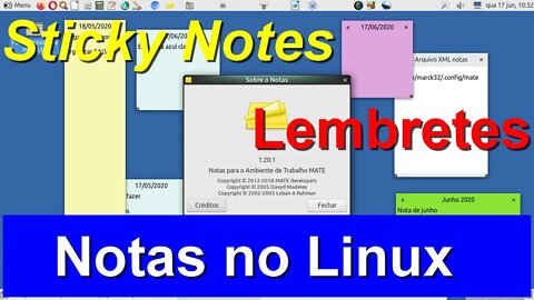 Como instalar as Notas Adesivas no Linux Ubuntu - Lembretes - Sticky Notes