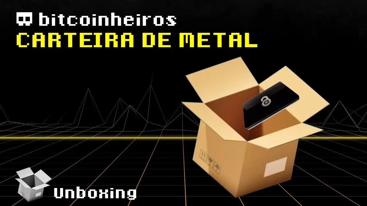 Unboxing da carteira de metal KriptoSteel da KriptoBR