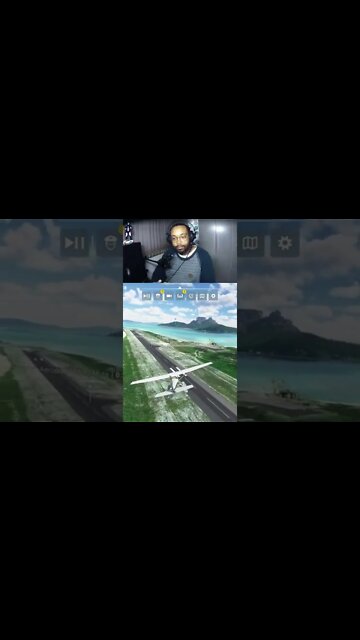 ESSE FOI MEU PRIMEIRO POUSO | FLIGHT SIMULATOR #Shorts