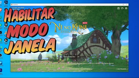 NinoKuni Cross Worlds Como Colocar em Modo Janela