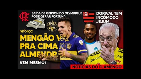 ALMENDRA: FLAMENGO PREPARA REFORÇO PRA 2023! FORTUNA COM VENDA! INCÔMODO JEJUM! BRASILEIRÃO! E+