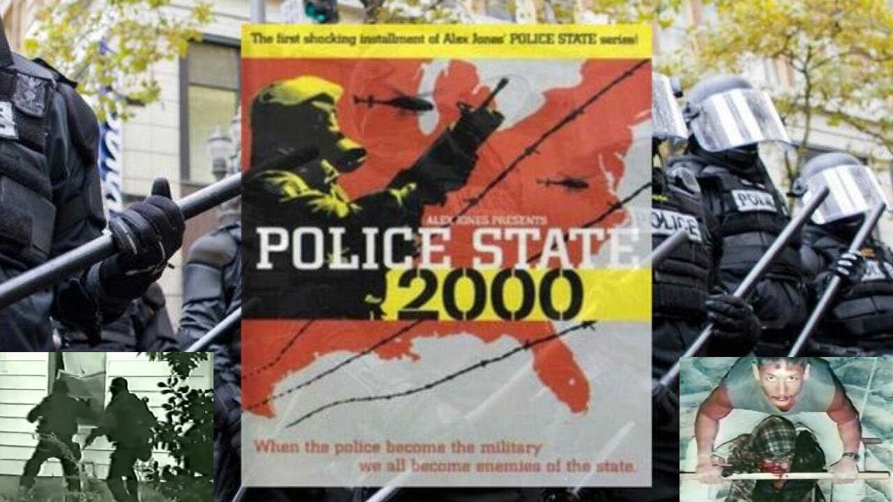 Police State (2000) Military plan to classify civilians as terrorists and detain them in camps - Alex Jones