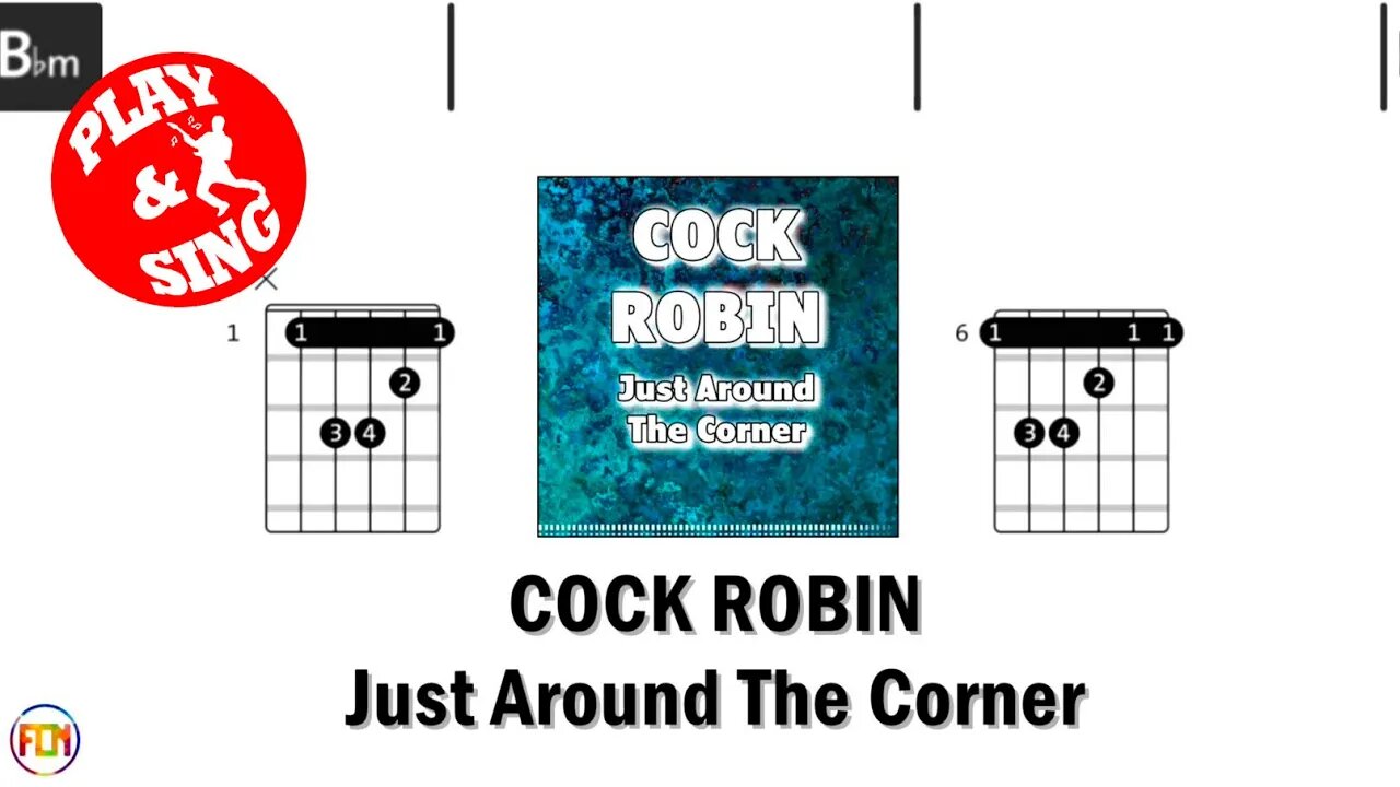 COCK ROBIN Just Around The Corner FCN GUITAR CHORDS & LYRICS