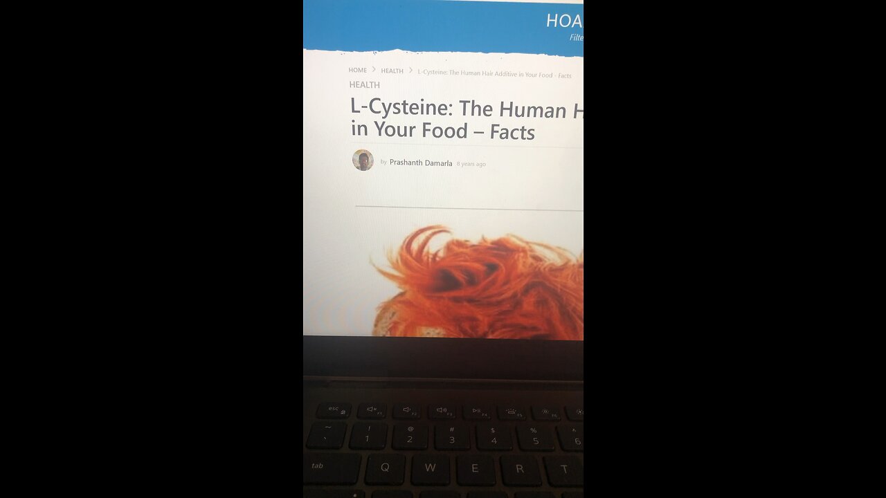 Human hair in bread etc
