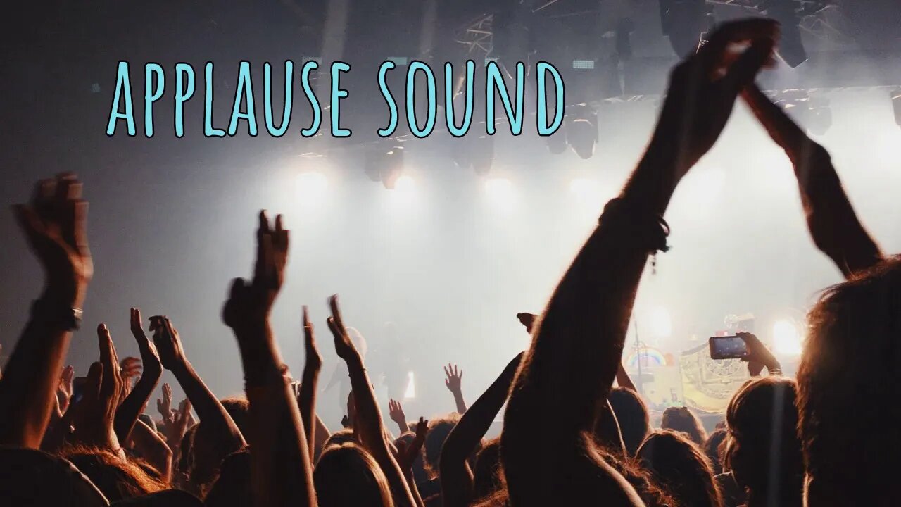 APPLAUSE 👏 Sound Effect Free Download - 1:03 Minutes