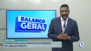 Caratinga: homem é baleado dentro do próprio estabelecimento