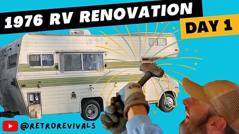 Digging into our VINTAGE 1970's RV - Will it need a complete gut job?!?