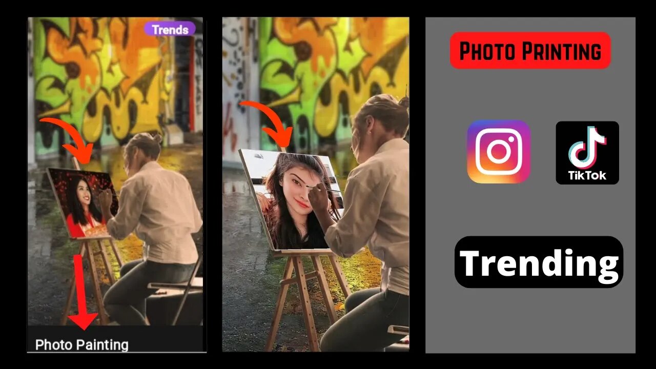 Tiktok & Instragram Photo Printing New Trend | New Trending Video In Instragram