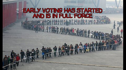 Early Voting, Let's Keep The Pressure Up