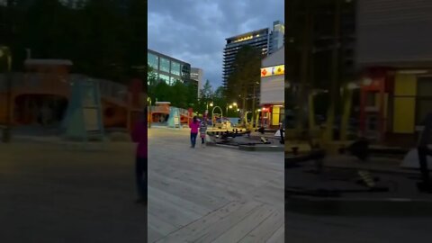 Kibi ship in downtown Halifax