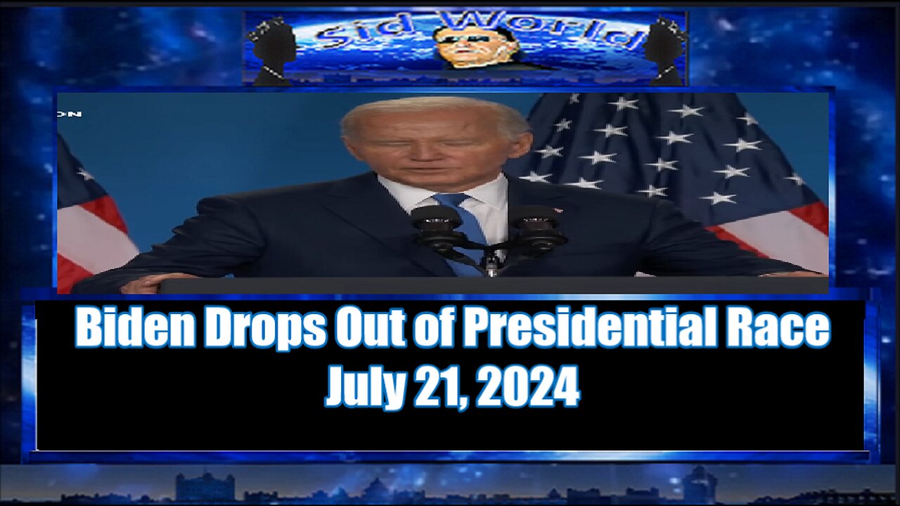 Biden Drops Out of Presidential Race