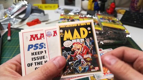 Unboxing Vintage MAD Trading Cards